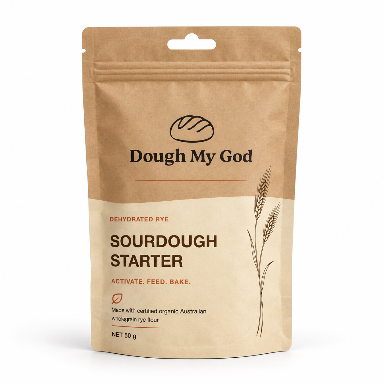 Dough My God dehydrated rye sourdough starter, 50 g